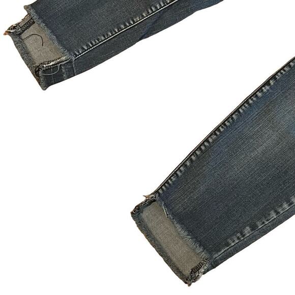 Judy Blue Skinny Fit Raw Ankle Hem Jeans Style JB8272MD Sz 13/31 RN 116380 - Picture 8 of 10